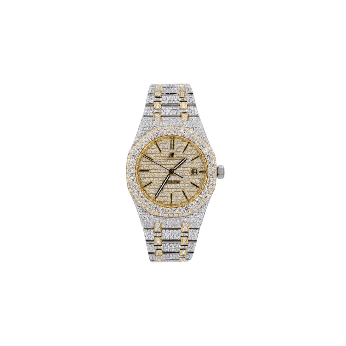 Two Tone VVS Moissanite AP