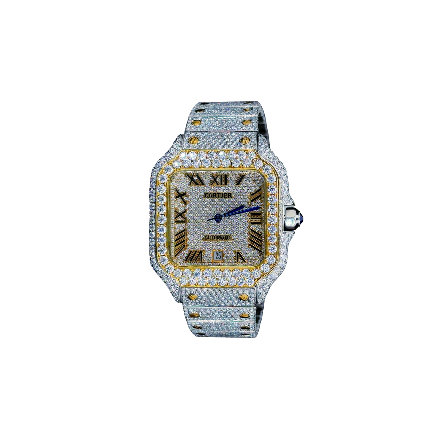 2 Tone Moissanite Cartie